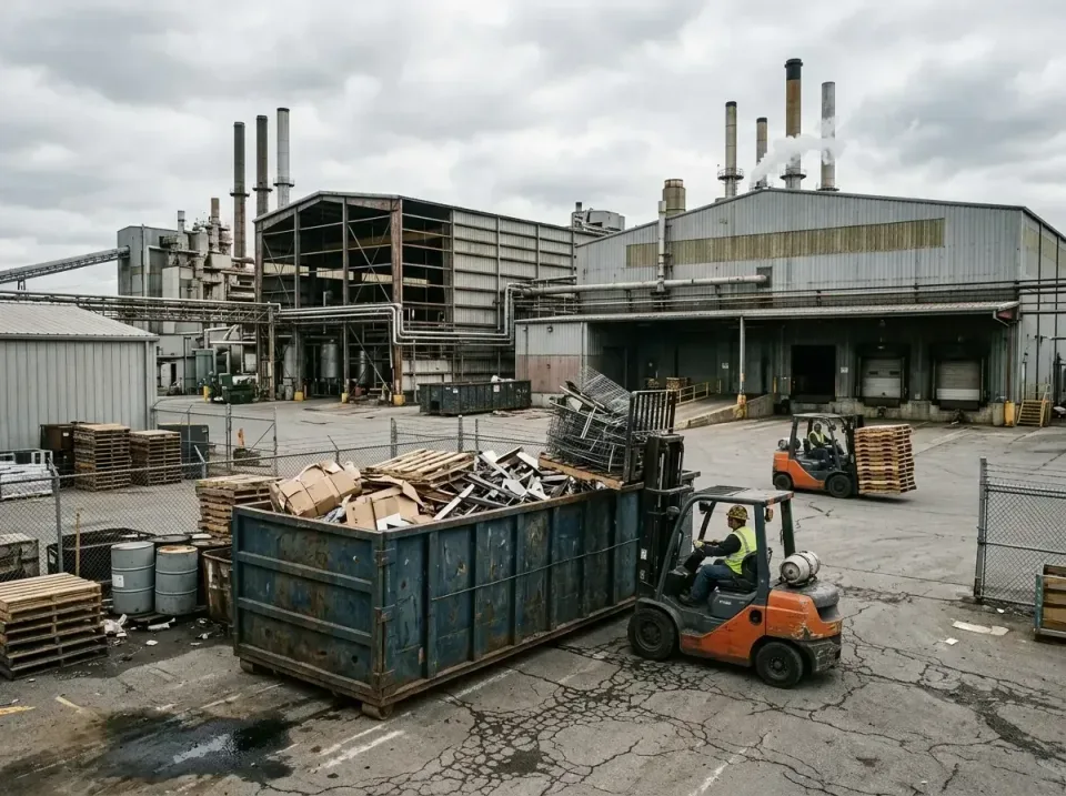 industrial-factory-scrap-conta-003 — frequently asked questions, Cheap Roll-off Dumpster Rentals in Melrose Park, IL